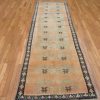 3′ x 10′ Turkish Gold Blue Transitional Runner Hand Knotted Wool
