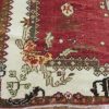 5′ x 9′ Turkish Oushak Red Charcoal Vintage Runner Hand Knotted Wool