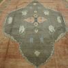 9′ x 14′ Turkish Peach Blue Savonnerie Rug Traditional Wool