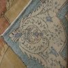 9′ x 14′ Turkish Peach Blue Savonnerie Rug Traditional Wool