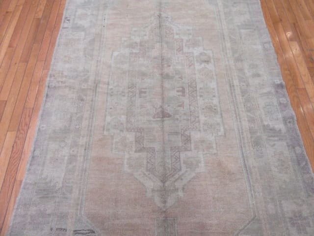 4′ x 11′ Vintage Turkish Neutral Anatolian Runner Transitional Wool