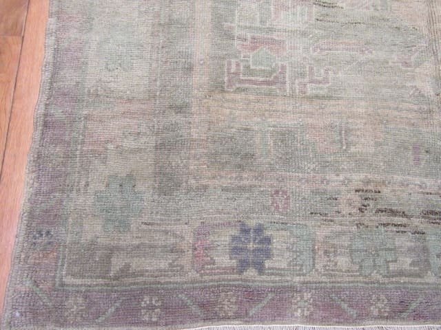 4′ x 11′ Vintage Turkish Neutral Anatolian Runner Transitional Wool