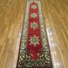 2′ x 10′ Vintage Turkish Oushak Red Runner Traditional Wool