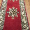 2′ x 10′ Vintage Turkish Oushak Red Runner Traditional Wool