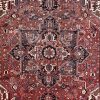 9′ x 12′ Red Fine Hand-Knotted Persian Heriz Rug – Traditional Wool