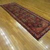 4′ x 11′ Semi Antique Persian Malayer Red Runner Rug Traditional Wool