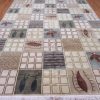 9′ x 12′ India Modern Oriental Green Beige Rug Contemporary Wool - 1 9′ x 12′ India Modern Oriental Green Beige Rug Contemporary Wool