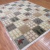 9′ x 12′ India Modern Oriental Green Beige Rug Contemporary Wool - 4 9′ x 12′ India Modern Oriental Green Beige Rug Contemporary Wool