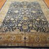 9′ x 12′ Indian Navy Gold Oriental Rug Traditional Wool