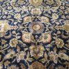 9′ x 12′ Indian Navy Gold Oriental Rug Traditional Wool