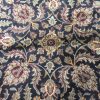 10′ x 10′ Indian Round Handmade Oriental Rug Dark Floral