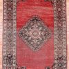 4′ x 6′ Terracotta Fine Hand-Knotted Turkish Oushak Rug – Traditional Wool