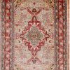 4′ x 7′ Ivory Fine Hand-Knotted Turkish Sivas Rug – Traditional Wool