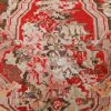 5′ x 7′ Deep Espresso and Cochineal Rose Hand-Knotted Antique Caucasian Karabagh Vase Prayer Rug – Collector’s Wool