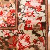 5′ x 7′ Deep Espresso and Cochineal Rose Hand-Knotted Antique Caucasian Karabagh Vase Prayer Rug – Collector’s Wool