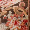 5′ x 7′ Deep Espresso and Cochineal Rose Hand-Knotted Antique Caucasian Karabagh Vase Prayer Rug – Collector’s Wool