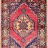 4′ x 6′ Red Fine Hand-Knotted Turkish Anatolian Rug – Traditional Wool