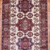 4′ x 6′ Ivory Fine Hand-Knotted Pakistan Kazak Rug – Traditional Wool