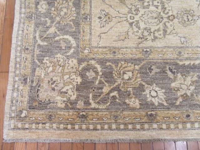 8′ x 10′ Pakistani Beige New Oriental Rug Transitional Wool