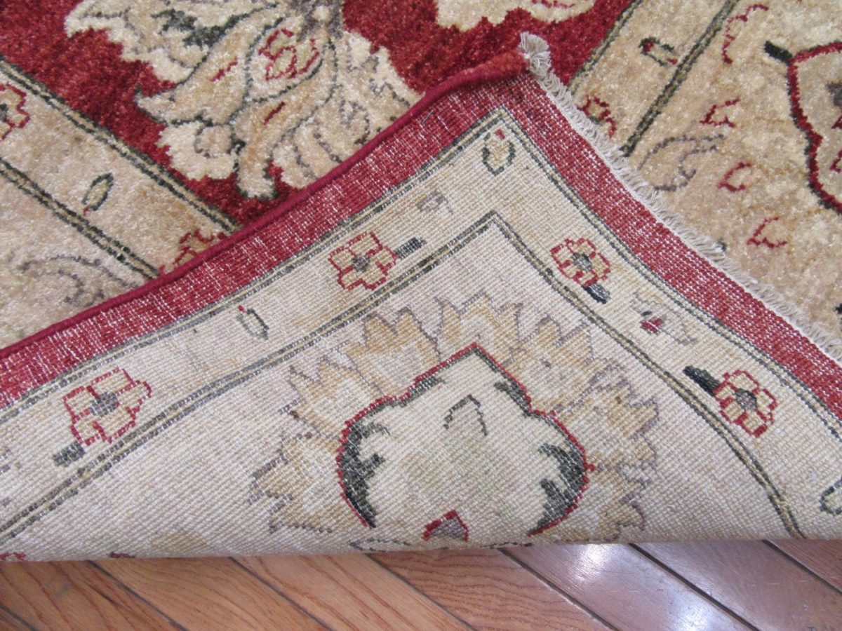 8′ x 9′ Pakistani Red New Oriental Rug Transitional Wool