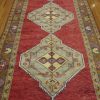 5′ x 21′ Turkish Red Vintage Runner Rug Transitional Wool