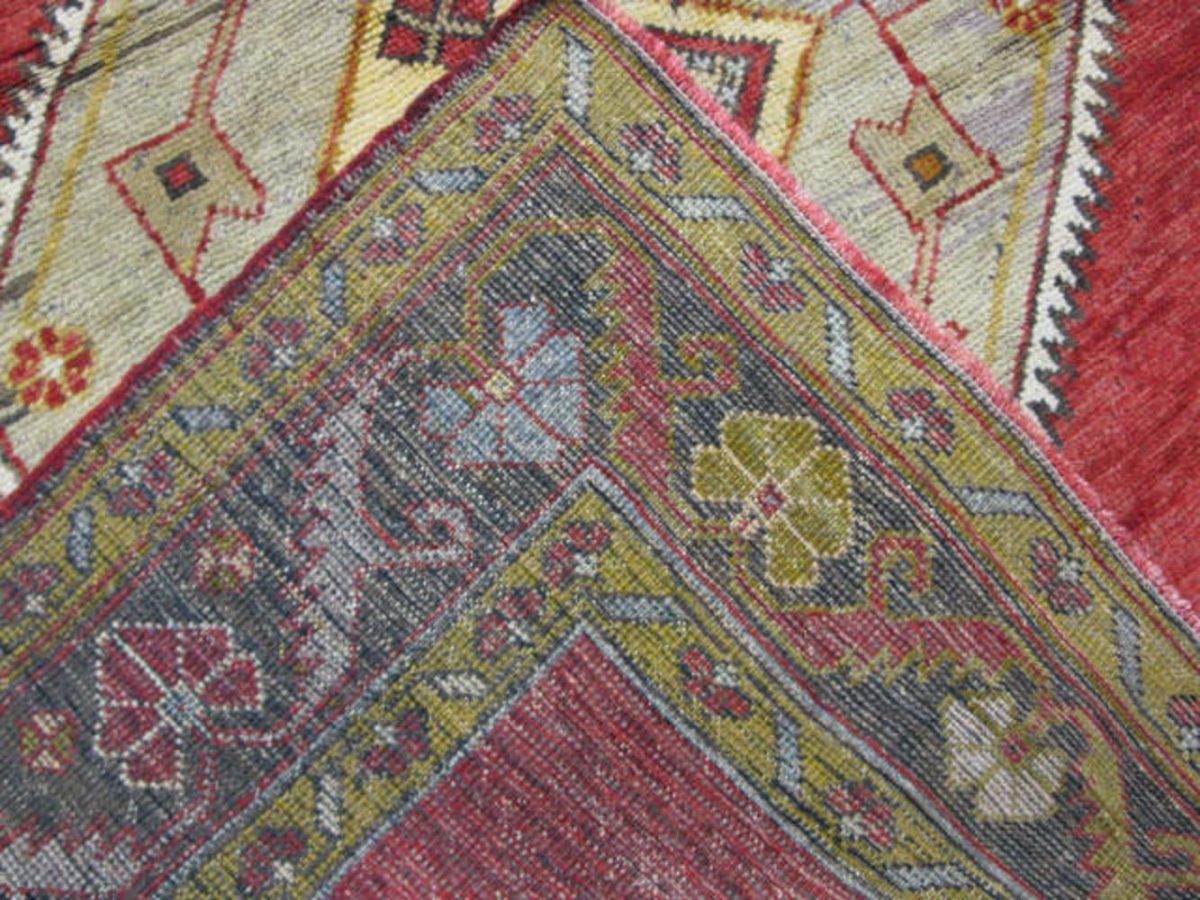 5′ x 21′ Turkish Red Vintage Runner Rug Transitional Wool