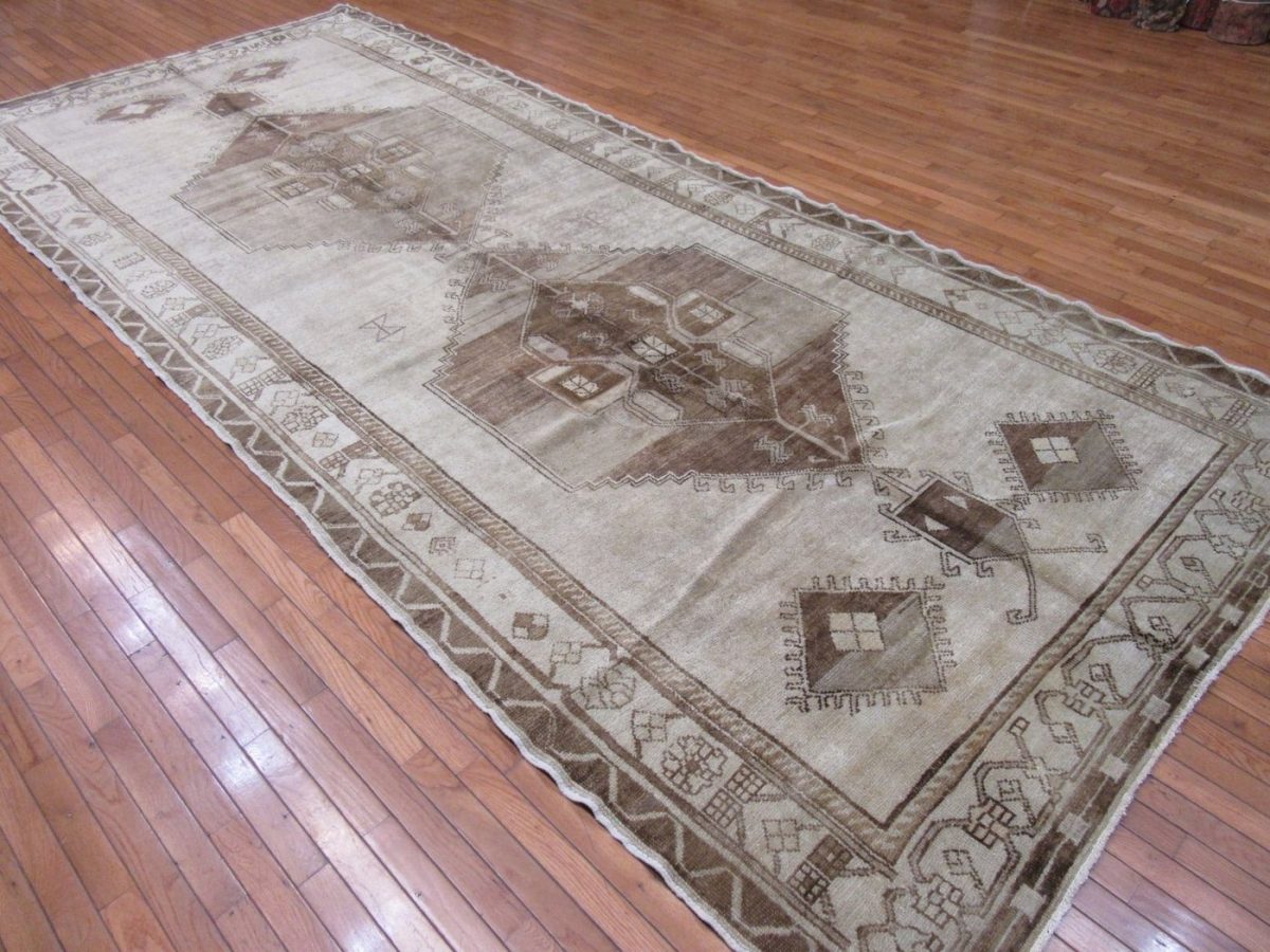 6′ x 15′ Turkish Gray Vintage Runner Rug Tribal Transitional Wool - 10 6′ x 15′ Turkish Gray Vintage Runner Rug Tribal Transitional Wool