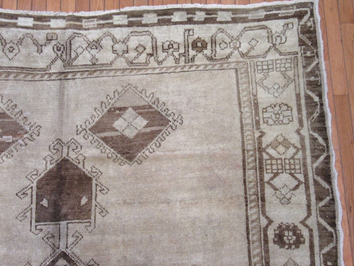 6′ x 15′ Turkish Gray Vintage Runner Rug Tribal Transitional Wool - 7 6′ x 15′ Turkish Gray Vintage Runner Rug Tribal Transitional Wool