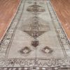 6′ x 15′ Turkish Gray Vintage Runner Rug Tribal Transitional Wool - 9 6′ x 15′ Turkish Gray Vintage Runner Rug Tribal Transitional Wool