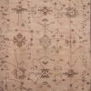 12′ x 16′ Gold Fine Hand-Knotted Turkish Oushak Rug – Traditional Wool