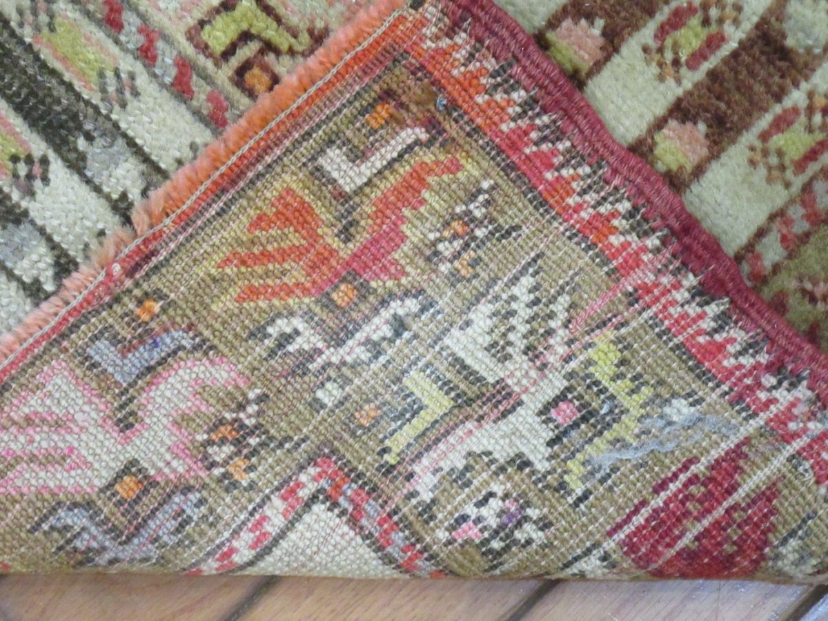 4′ x 7′ Red Fine Hand-Knotted Turkish Rug – Traditional Wool