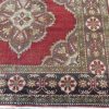 5′ x 14′ Red Fine Hand-Knotted Turkish Oushak Rug – Vintage Wool