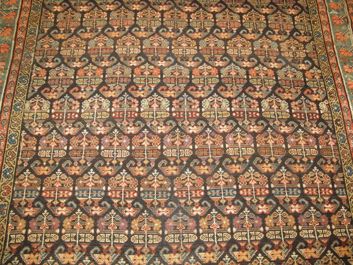 5′ x 9′ Terracotta Fine Hand-Knotted Persian Malayer Rug – Traditional Wool