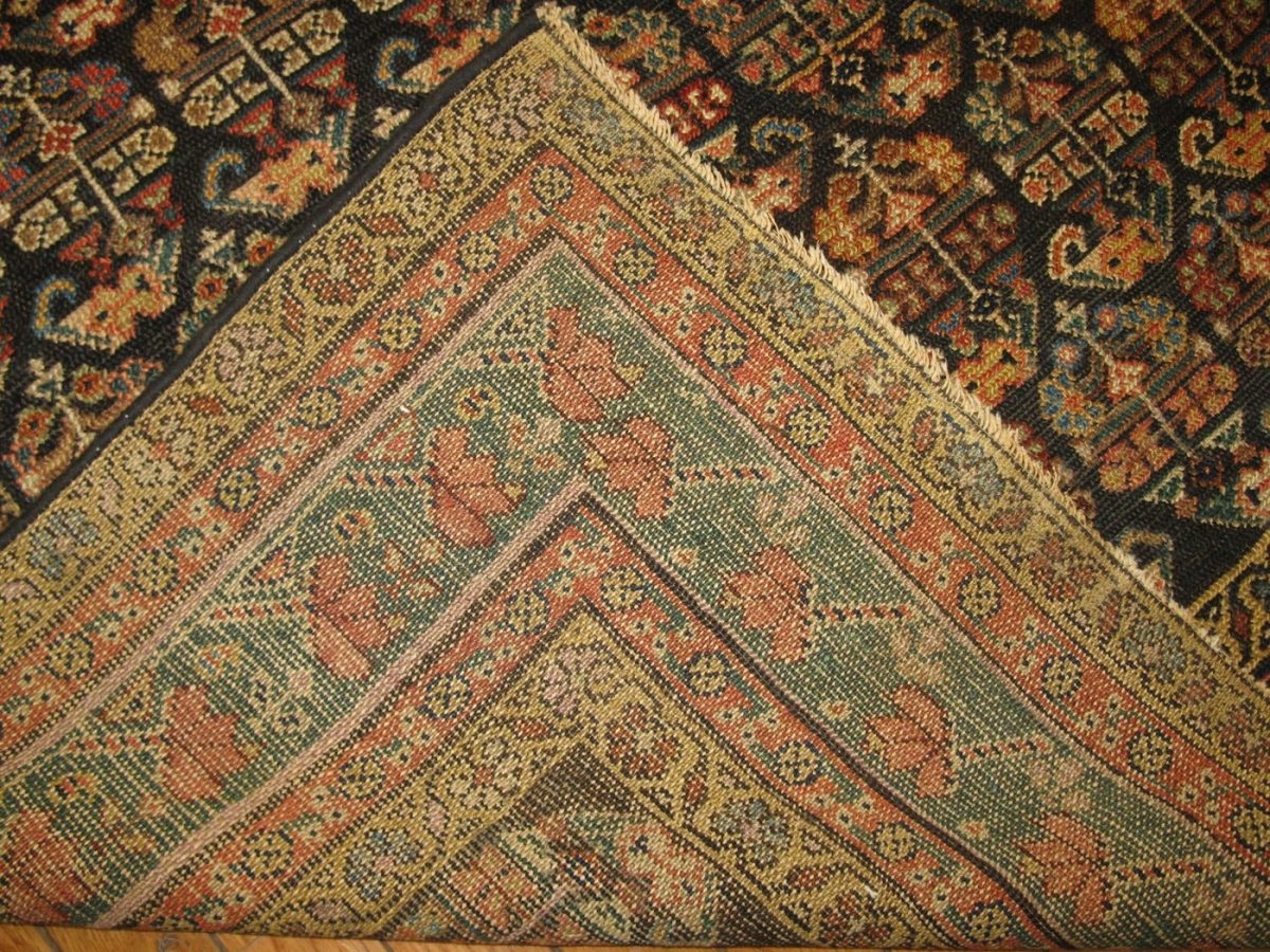 5′ x 9′ Terracotta Fine Hand-Knotted Persian Malayer Rug – Traditional Wool