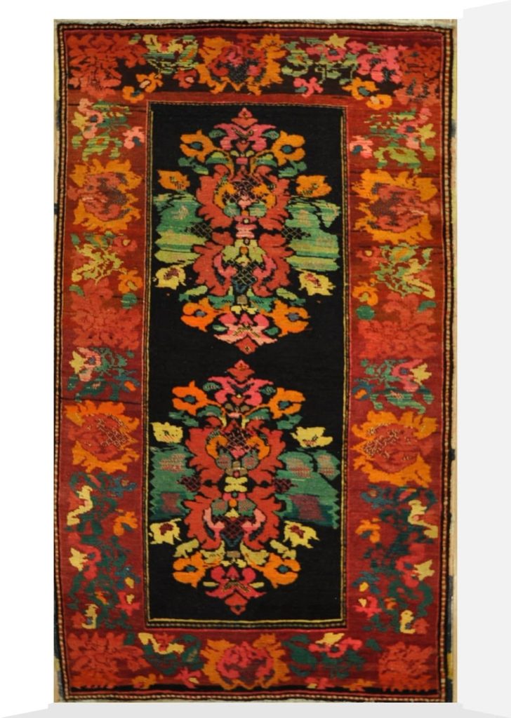 5′ x 8′ Black Fine Hand-Knotted Turkish Rug – Tribal Wool