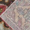 5′ x 12′ Red Fine Hand-Knotted Turkish Oushak Rug – Vintage Wool - 4 5′ x 12′ Red Fine Hand-Knotted Turkish Oushak Rug – Vintage Wool