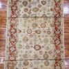 9′ x 25′ Beige Fine Hand-Knotted Turkish Oushak Runner Rug – Vintage Wool