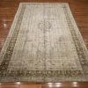 6′ x 10′ Beige Fine Hand-Knotted Turkish Oushak Rug – Vintage Wool