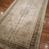 6′ x 10′ Beige Fine Hand-Knotted Turkish Oushak Rug – Vintage Wool