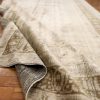 6′ x 10′ Beige Fine Hand-Knotted Turkish Oushak Rug – Vintage Wool