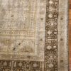 6′ x 10′ Beige Fine Hand-Knotted Turkish Oushak Rug – Vintage Wool