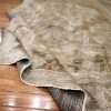 7′ x 11′ Beige Fine Hand-Knotted Turkish Oushak Rug – Vintage Wool