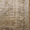 7′ x 11′ Beige Fine Hand-Knotted Turkish Oushak Rug – Vintage Wool