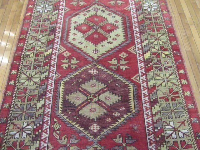 5′ x 11′ Vintage Turkish Oushak Wide and Long Runner Rug