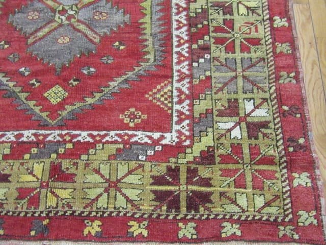5′ x 11′ Vintage Turkish Oushak Wide and Long Runner Rug