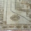 7′ x 14′ Beige Fine Hand-Knotted Turkish Anatolian Rug – Vintage Antique Washed Wool