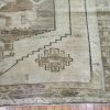 7′ x 14′ Beige Fine Hand-Knotted Turkish Anatolian Rug – Vintage Antique Washed Wool