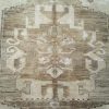 7′ x 14′ Beige Fine Hand-Knotted Turkish Anatolian Rug – Vintage Antique Washed Wool