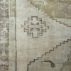 7′ x 14′ Beige Fine Hand-Knotted Turkish Anatolian Rug – Vintage Antique Washed Wool