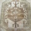 7′ x 14′ Beige Fine Hand-Knotted Turkish Anatolian Rug – Vintage Antique Washed Wool